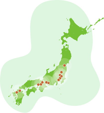全国15拠点